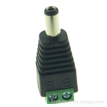 2.1 x 5.5mm DC Power Male Plug Jack Adapter Connector Socket for CCTV